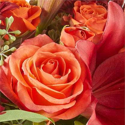 Crimson Leaves Bouquet – ANGELOS FLOWERS & GIFTS INC, Mississauga ON