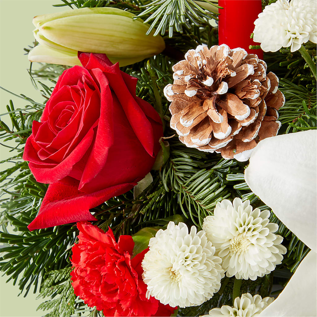 Seasonal Festivities Centerpiece – ANGELOS FLOWERS & GIFTS INC, Mississauga ON