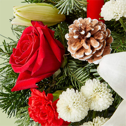 Seasonal Festivities Centerpiece – ANGELOS FLOWERS & GIFTS INC, Mississauga ON